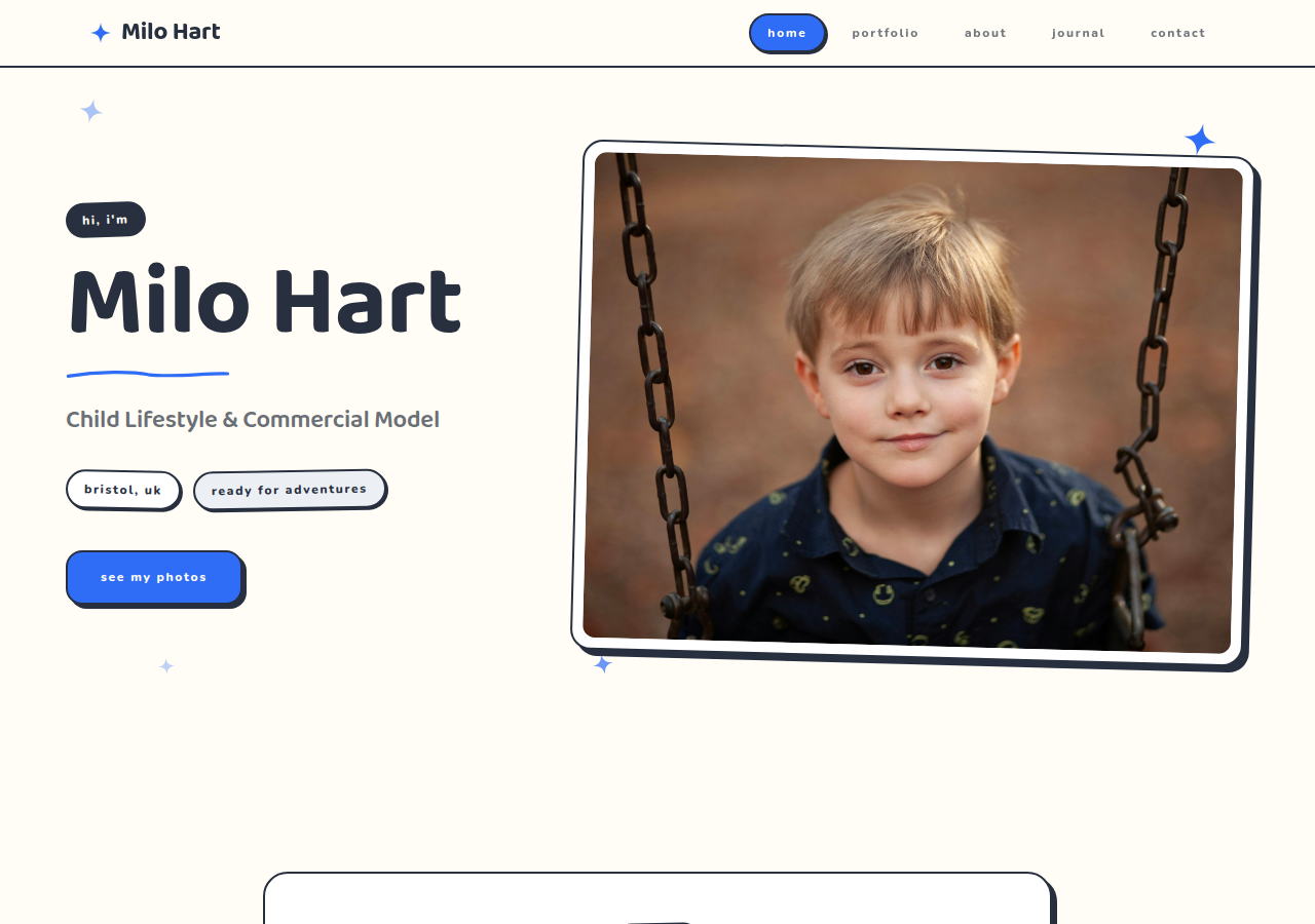 Preview of the Comet template