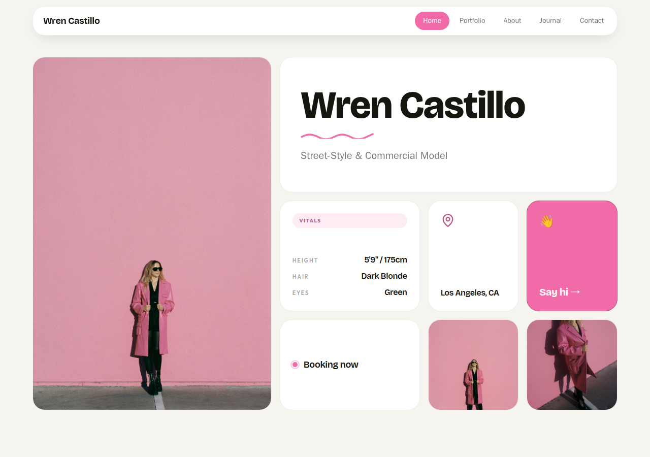 Preview of the Tessera template