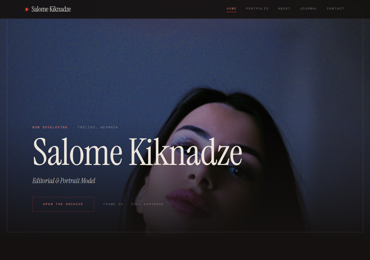 Preview of the Darkroom template