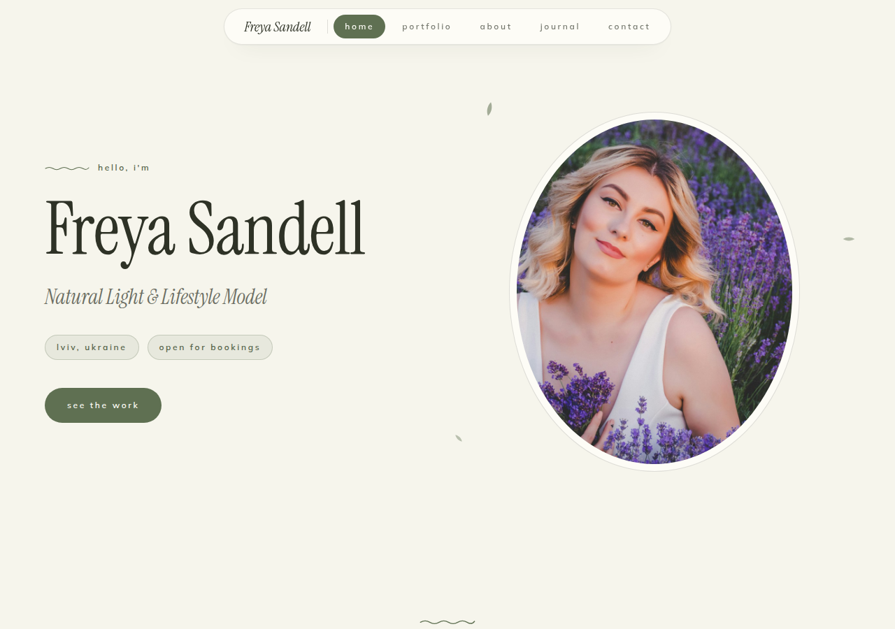 Preview of the Bloom template